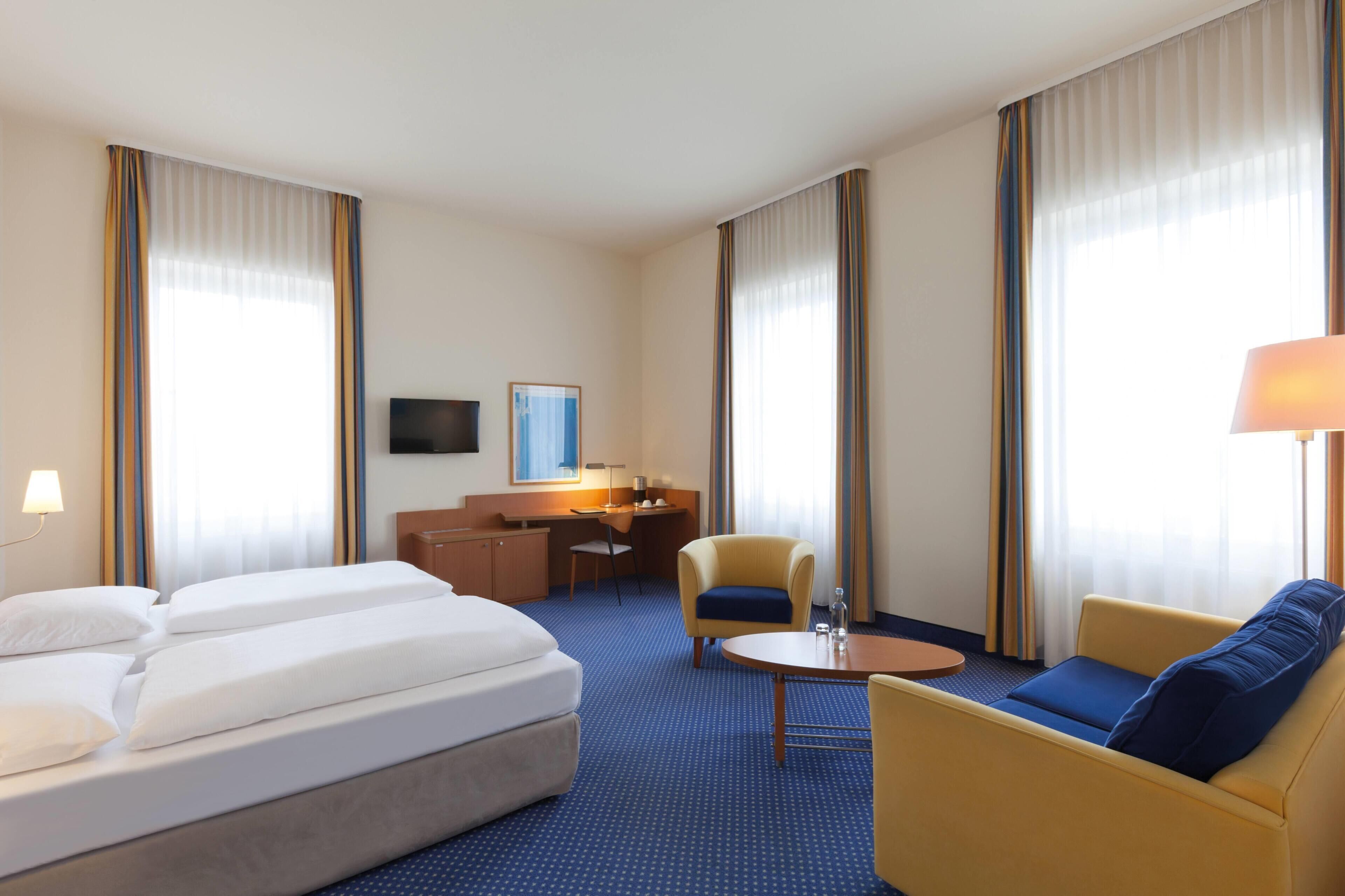 Executive-Doppelzimmer | Allergikerbettwaren, Zimmersafe, Schreibtisch, Verdunkelungsvorhänge