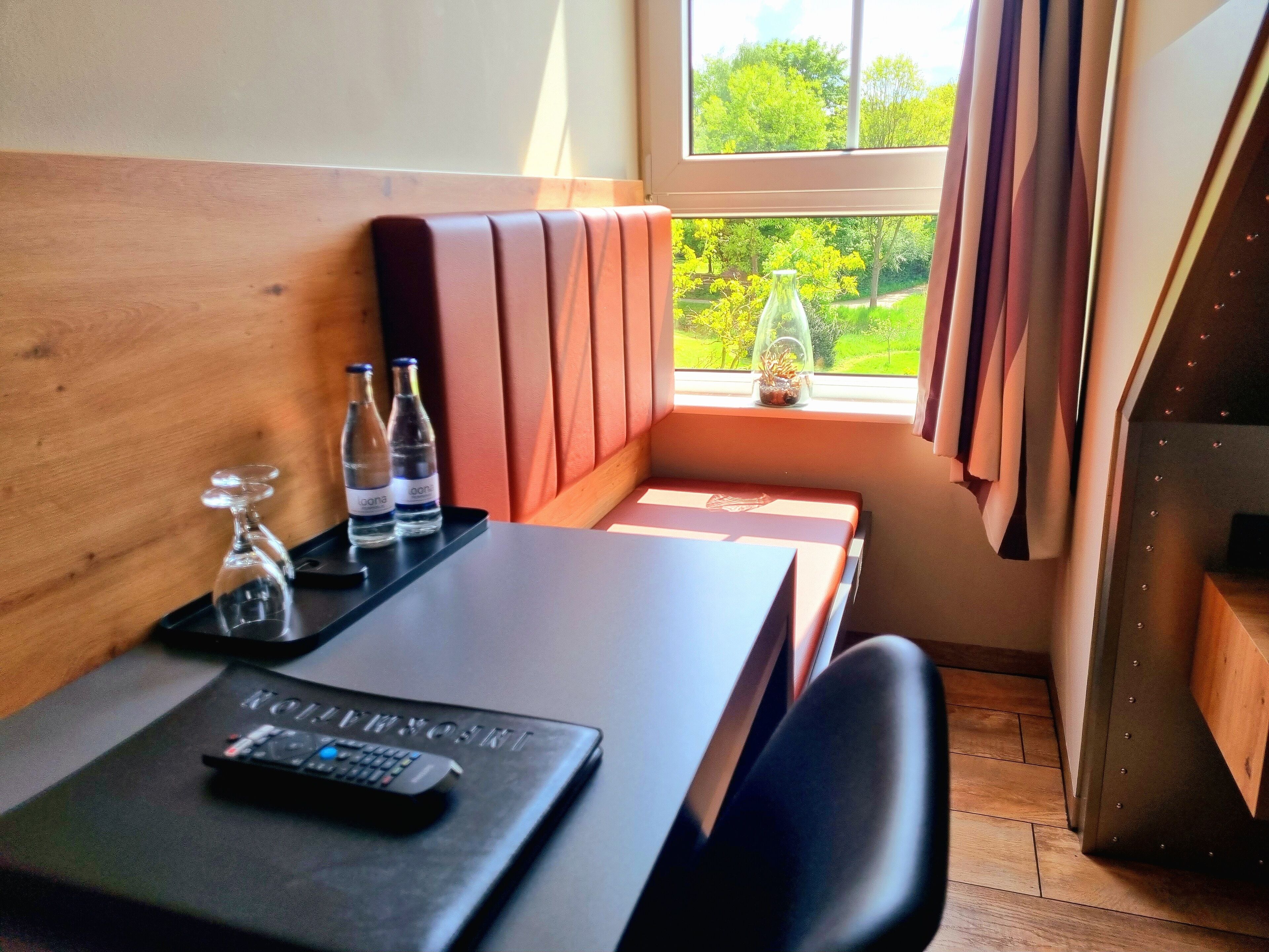 comfort double room | hypo-allergenic bedding, blackout curtains, iron/ironing board