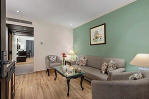 Executive Suite, 1 Bedroom, Sea View | Living room | TV, pay movies - Vivanta Ernakulam, Marine Drive (Kanayannur)