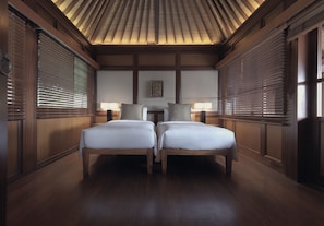 The Beach House | Premium bedding, free minibar, in-room safe, desk