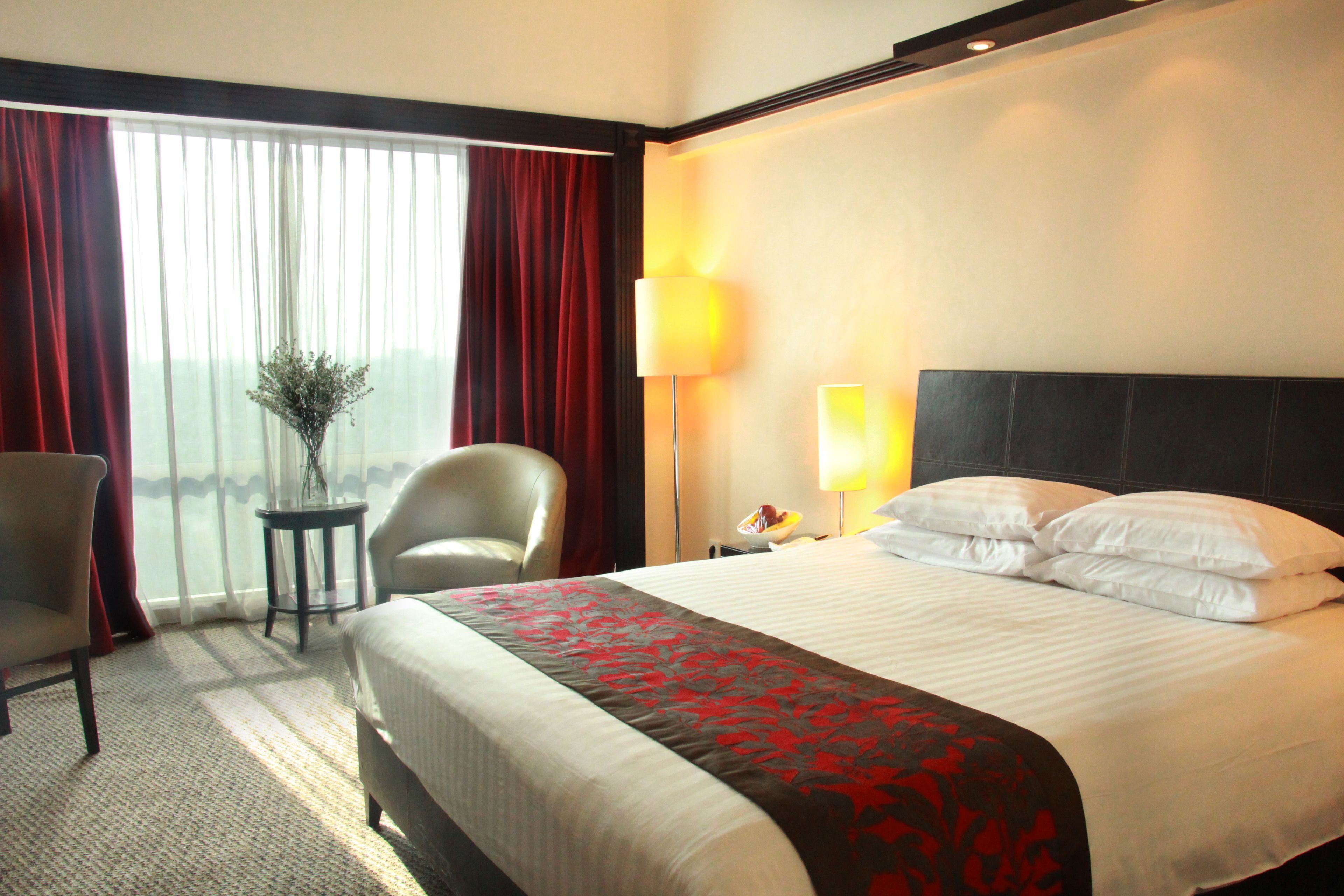 In-room safe, desk, blackout curtains, soundproofing