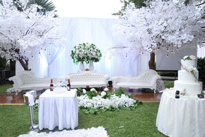 Área de bodas al aire libre