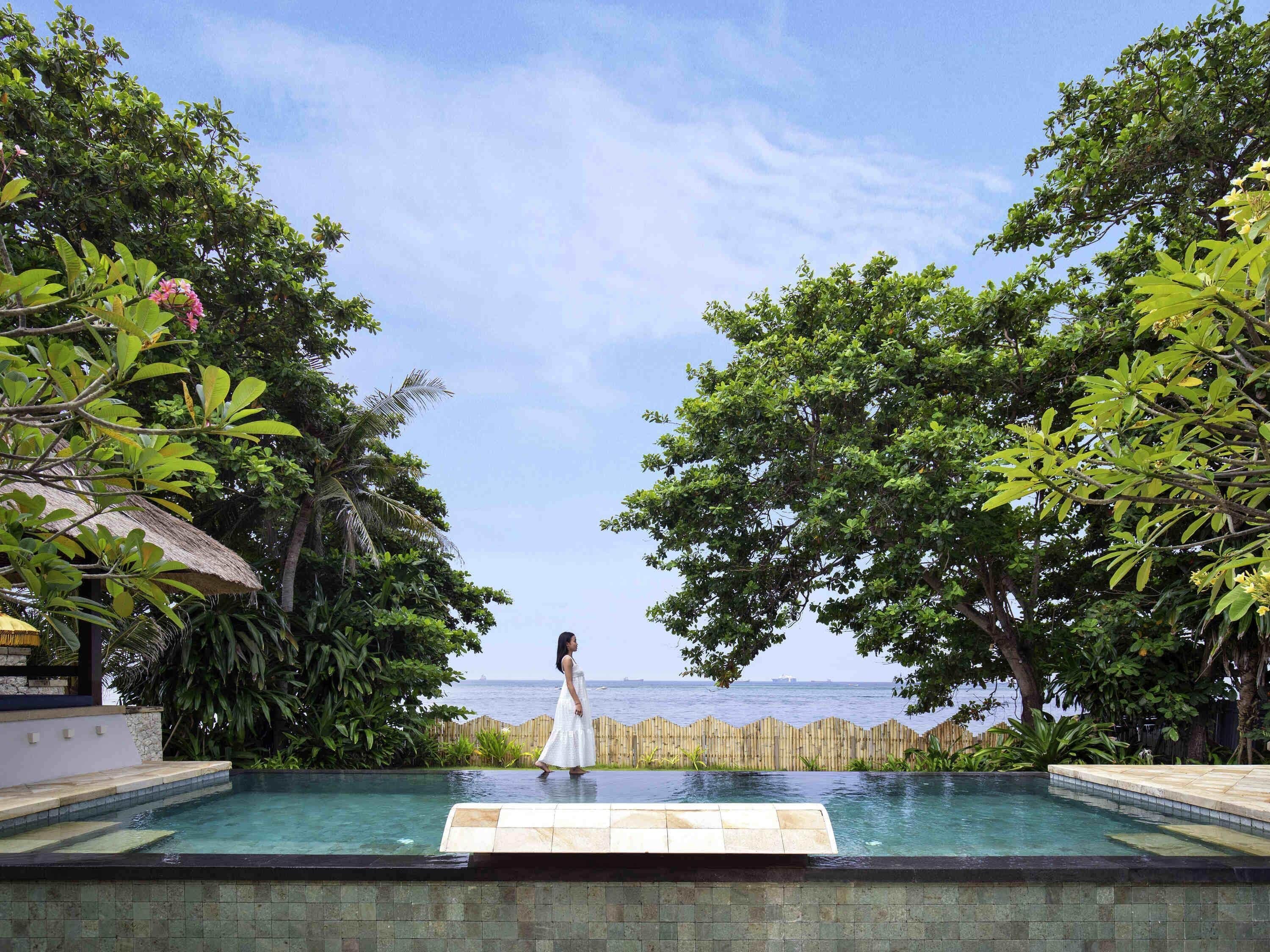 Villa, 2 Bedrooms, Beachfront | Down duvets, in-room safe, desk, blackout curtains