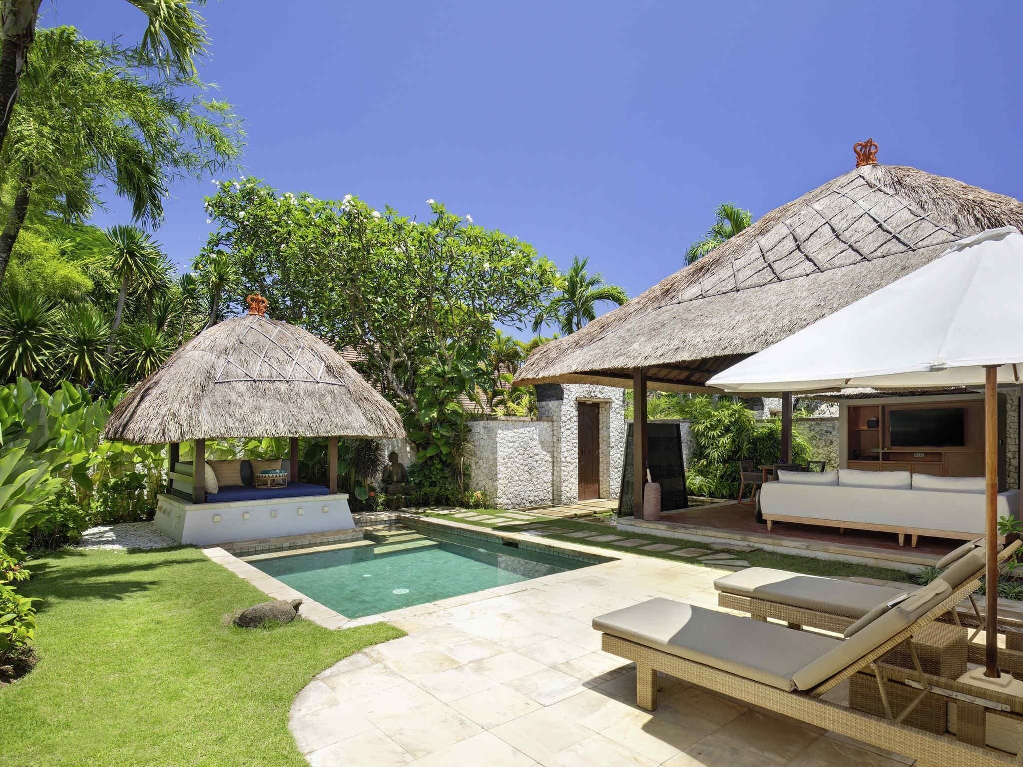 Villa, 1 Bedroom, Private Pool (Private Pool Beach Wing) | Down duvets, in-room safe, desk, blackout curtains