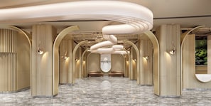 Coin salon dans le hall
