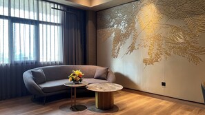 Privilege, Suite, 1 King Bed with Sofa bed | Living area