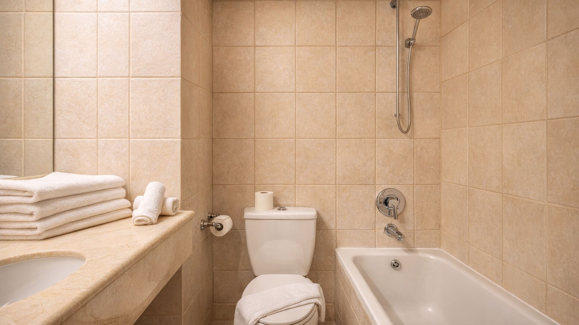 Free toiletries, towels, soap, shampoo