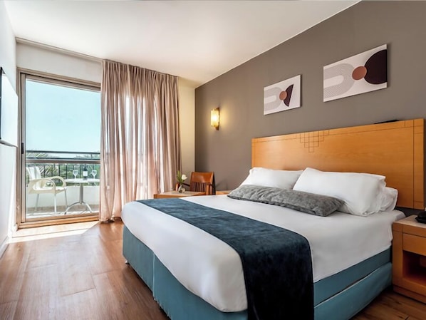 Standard Balcony Pool View | Select Comfort beds, in-room safe