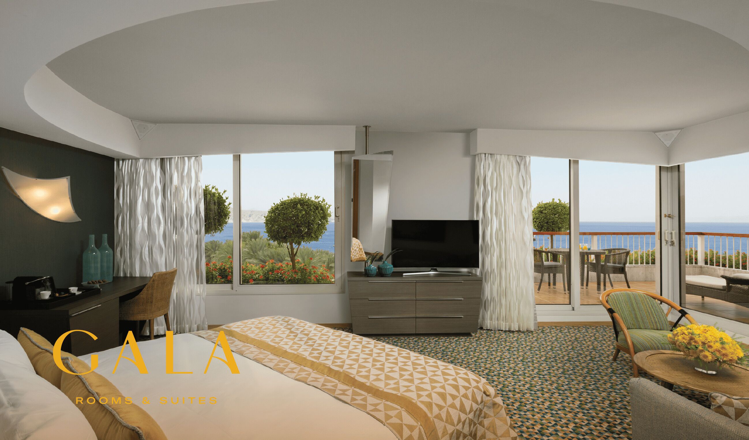 Terrace Room | Ropa de cama de alta calidad y caja de seguridad en la habitación 