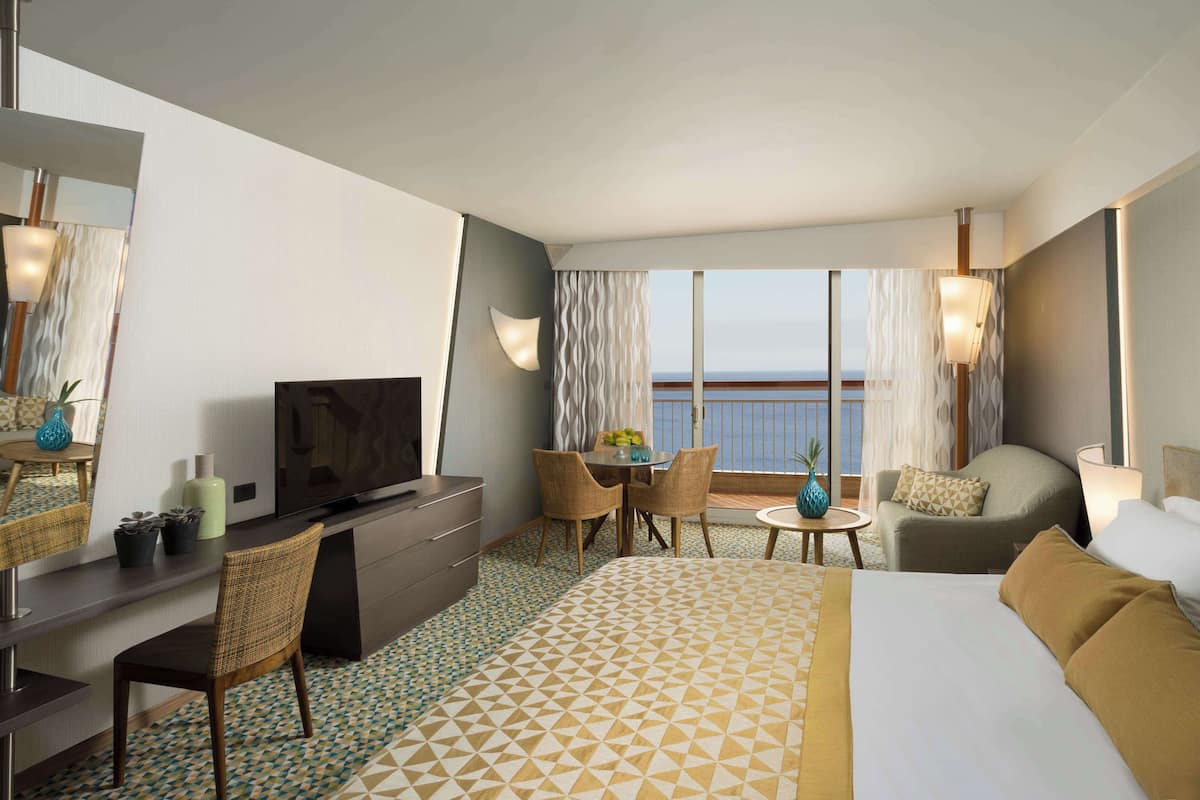 executive room, sea view | 1 bedroom, premium bedding, minibar, in-room safe