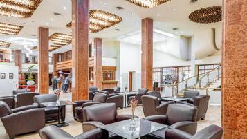 Siddeområde i lobbyen