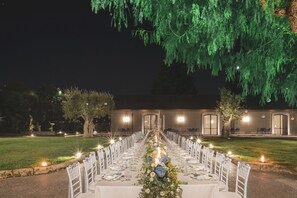 Espace banquet en plein air
