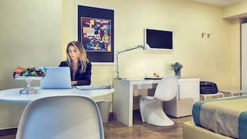 In-room safe, desk, blackout drapes, soundproofing