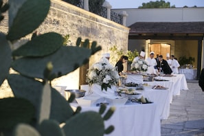 Aussenbereich für Hochzeiten
