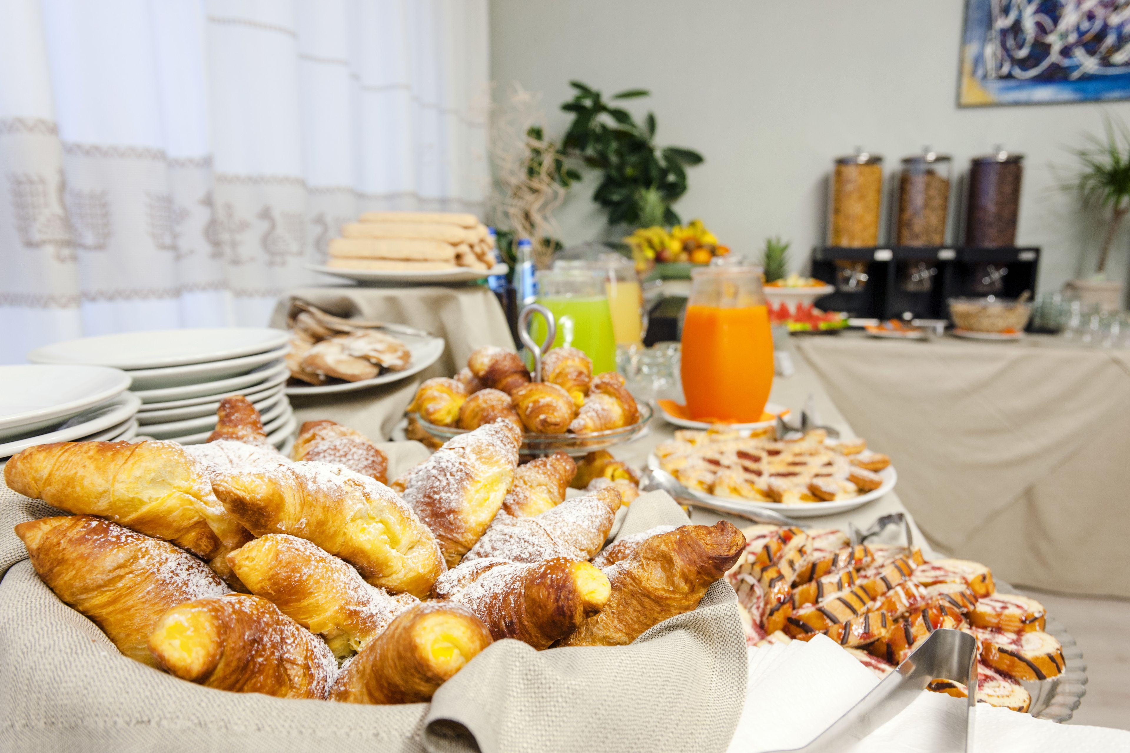 daily buffet breakfast (eur 12 per person)