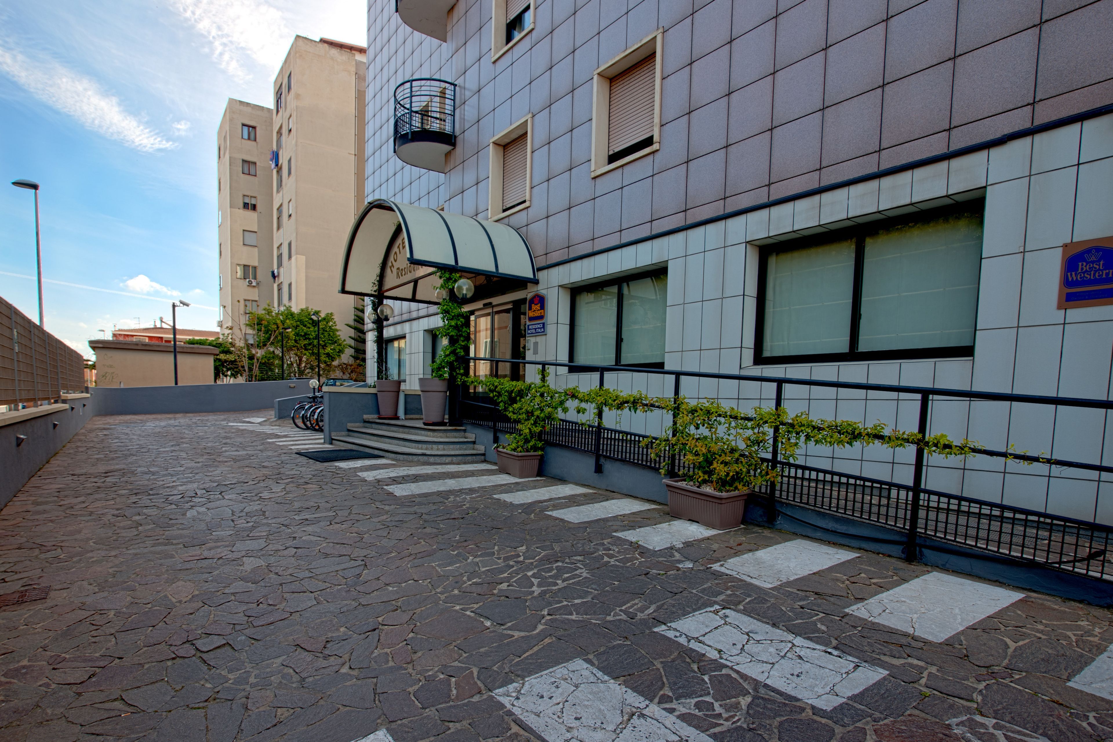 Entrada de la propiedad