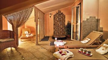 Turkish bath, body treatments, hot stone massages, Thai massages