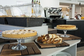Daily buffet breakfast (EUR 10 per person)