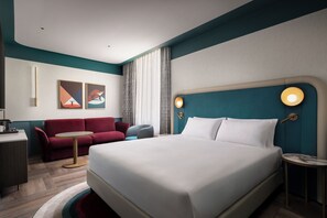 Superior kamer, 1 kingsize bed met slaapbank | Luxe beddengoed, een minibar, een kluis op de kamer