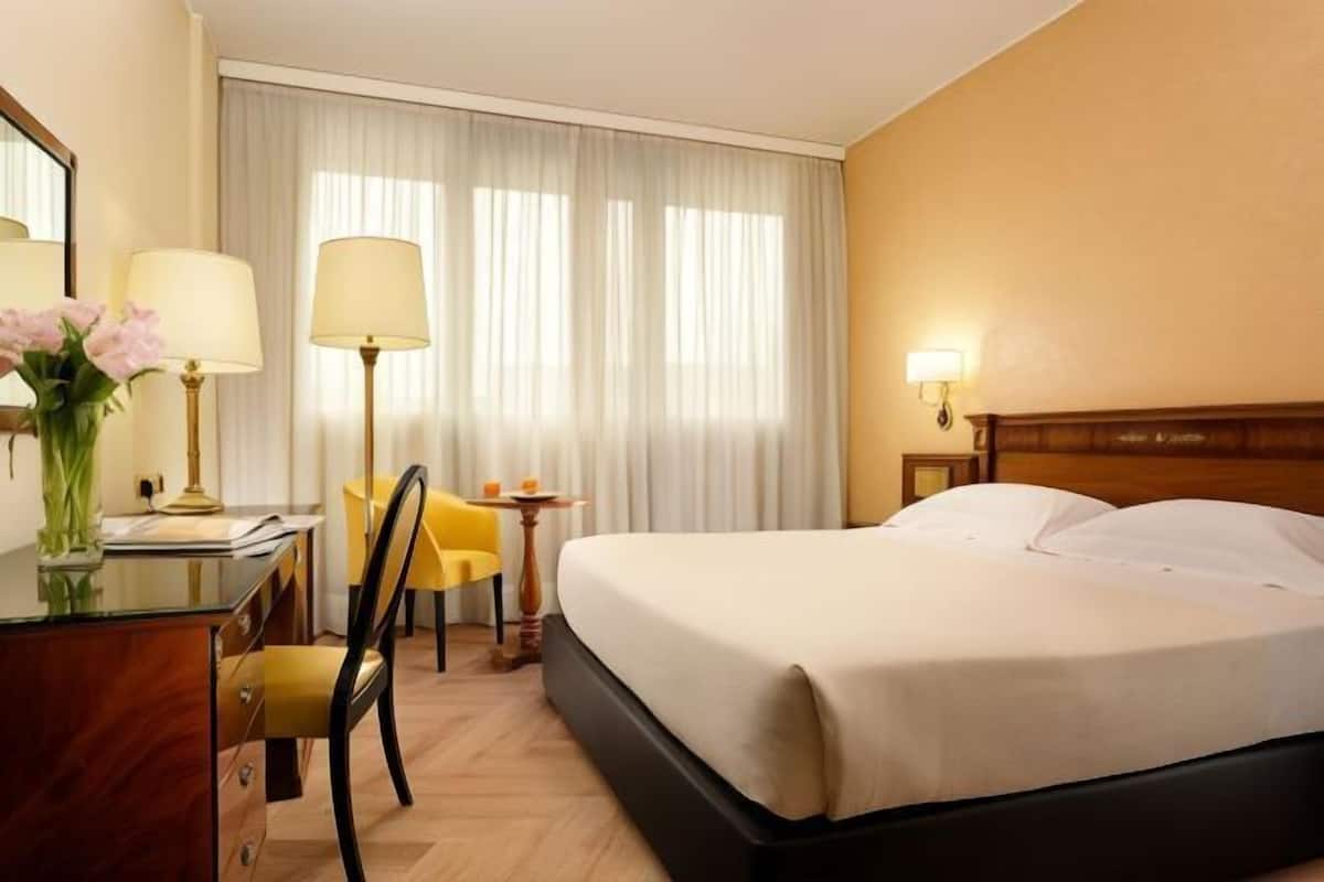 Hypo-allergenic bedding, down duvets, minibar, in-room safe