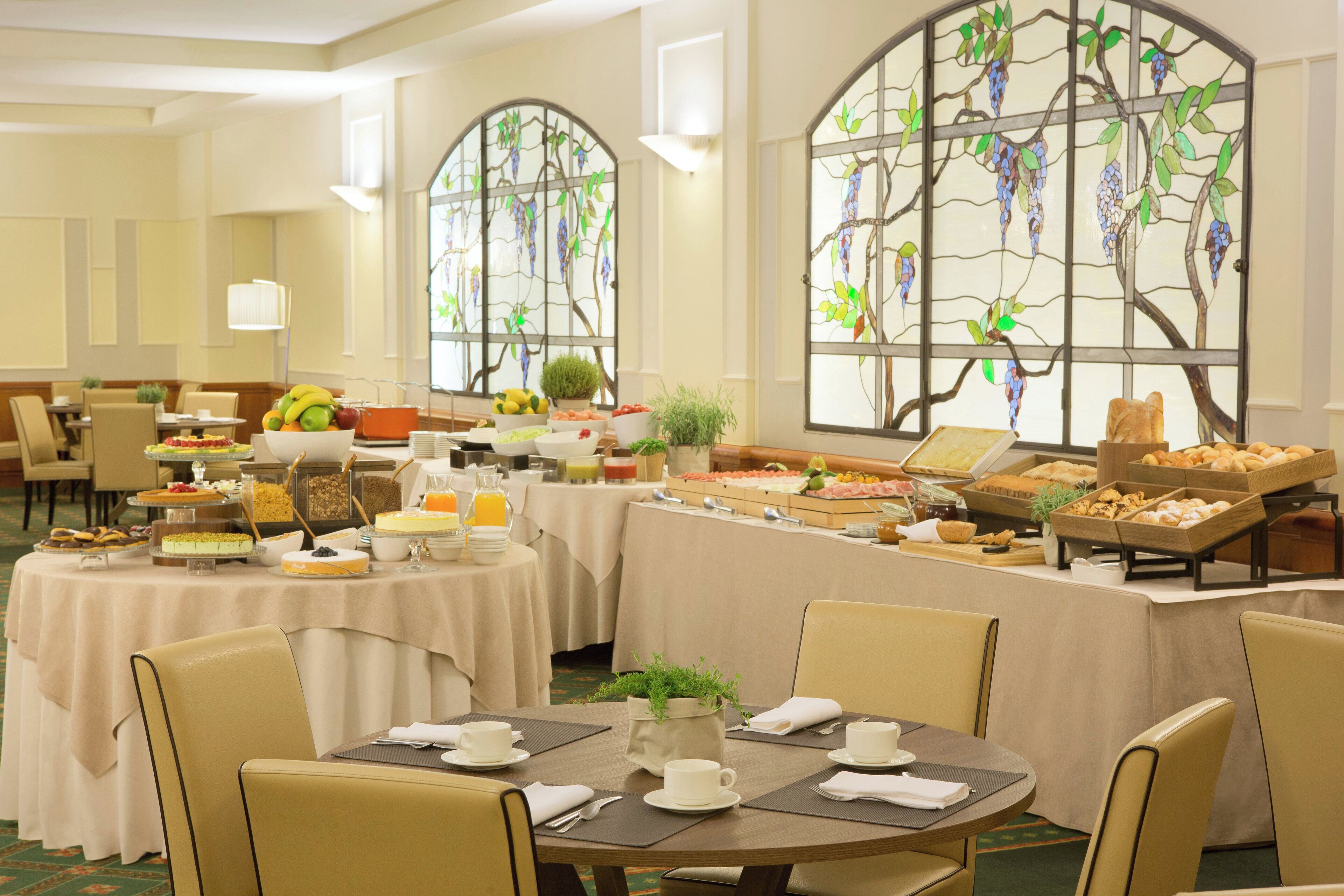 daily buffet breakfast (eur 15 per person)