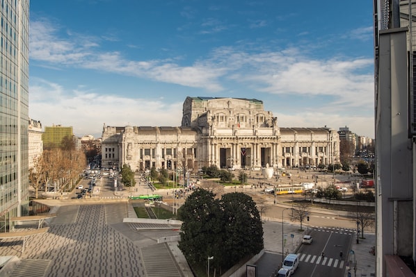 Blick von der Unterkunft