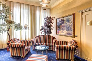 Sitteområde i lobbyen