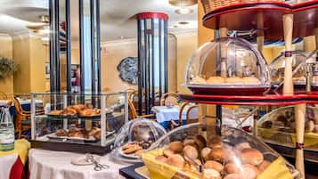 Daily buffet breakfast (EUR 15 per person)