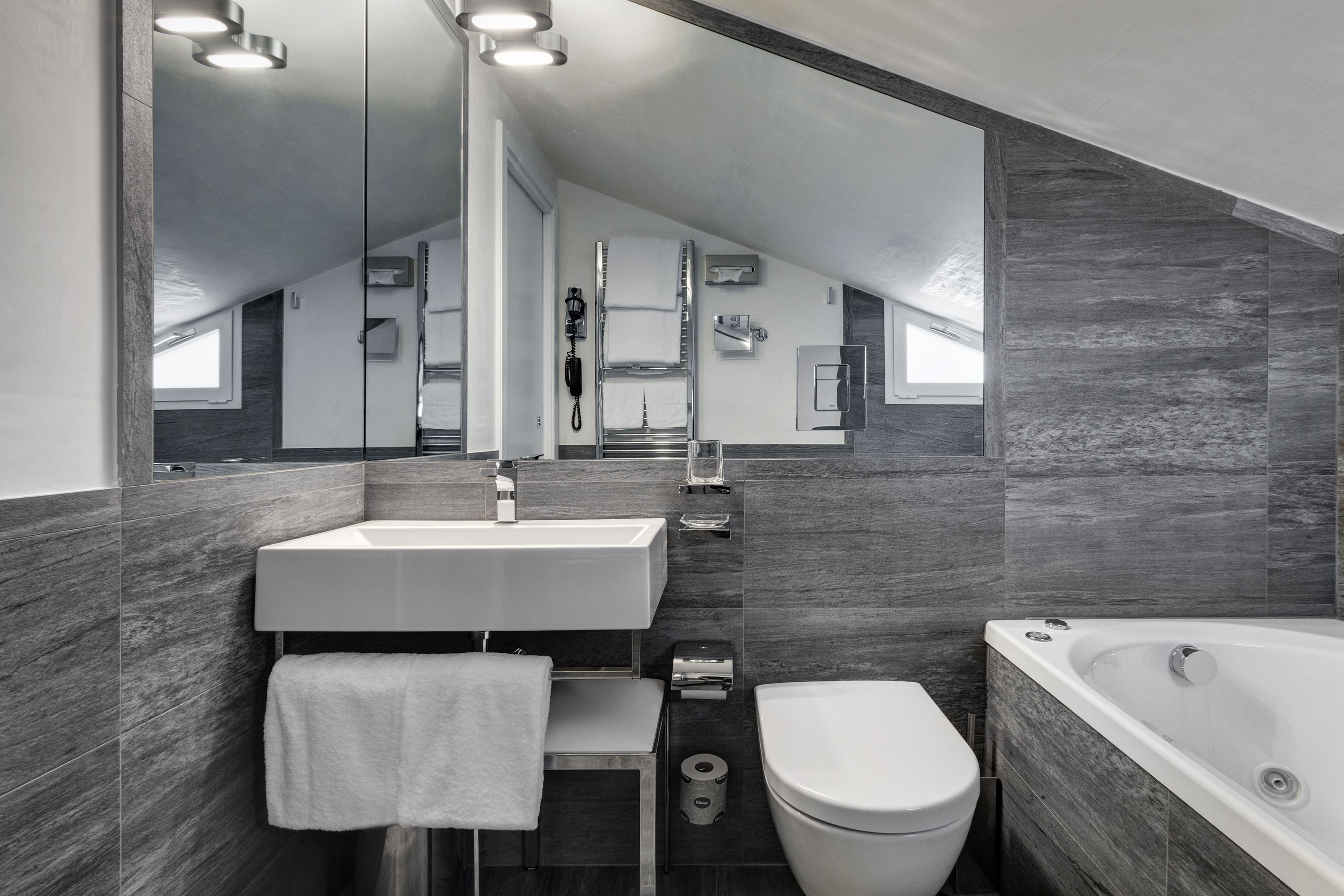 suite, hot tub (spa access) | bathroom | free toiletries, hair dryer, bathrobes, slippers