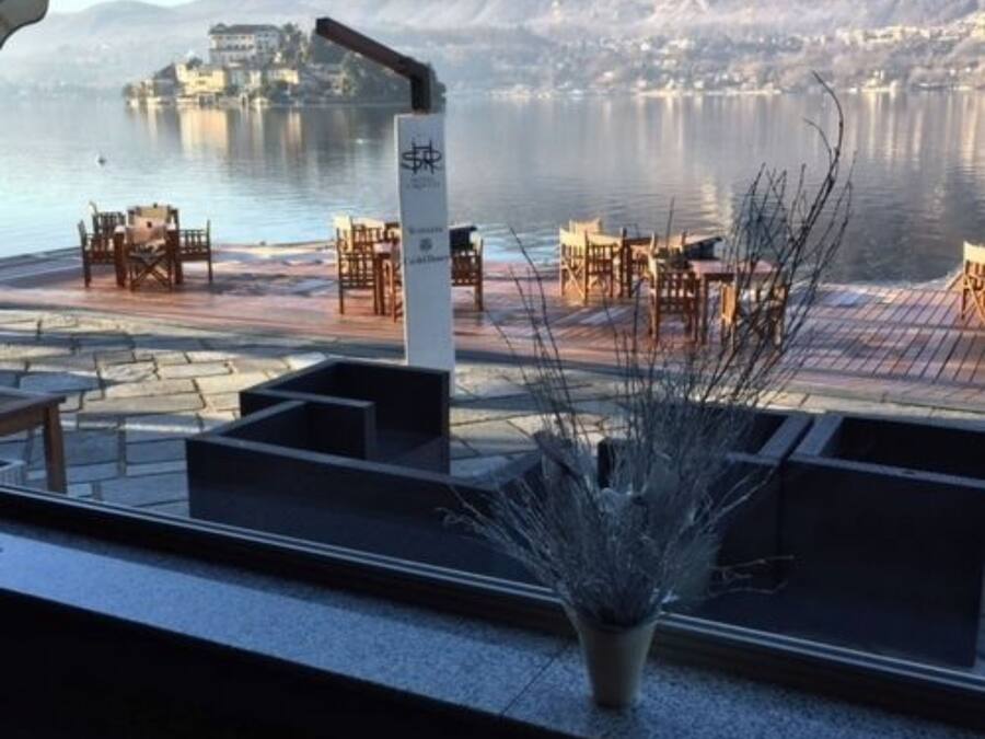 Blick von der Unterkunft