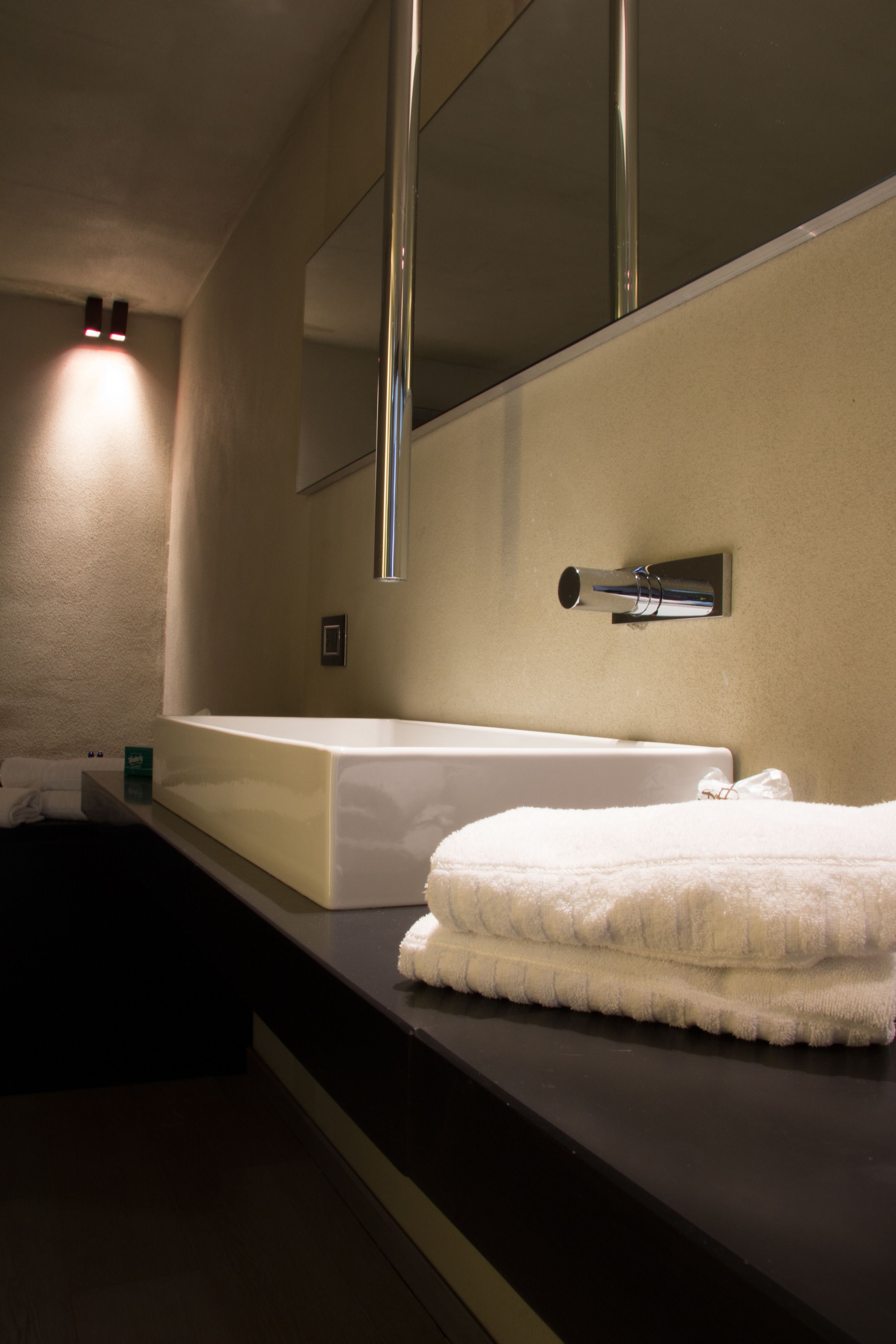 free toiletries, hair dryer, bidet, towels