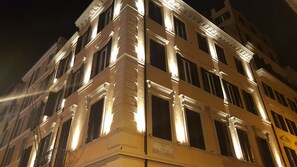 Front of property – evening/night