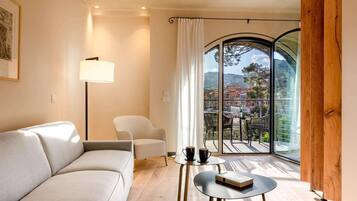 1 chambre, literie de qualité supérieure, couette en duvet d'oie