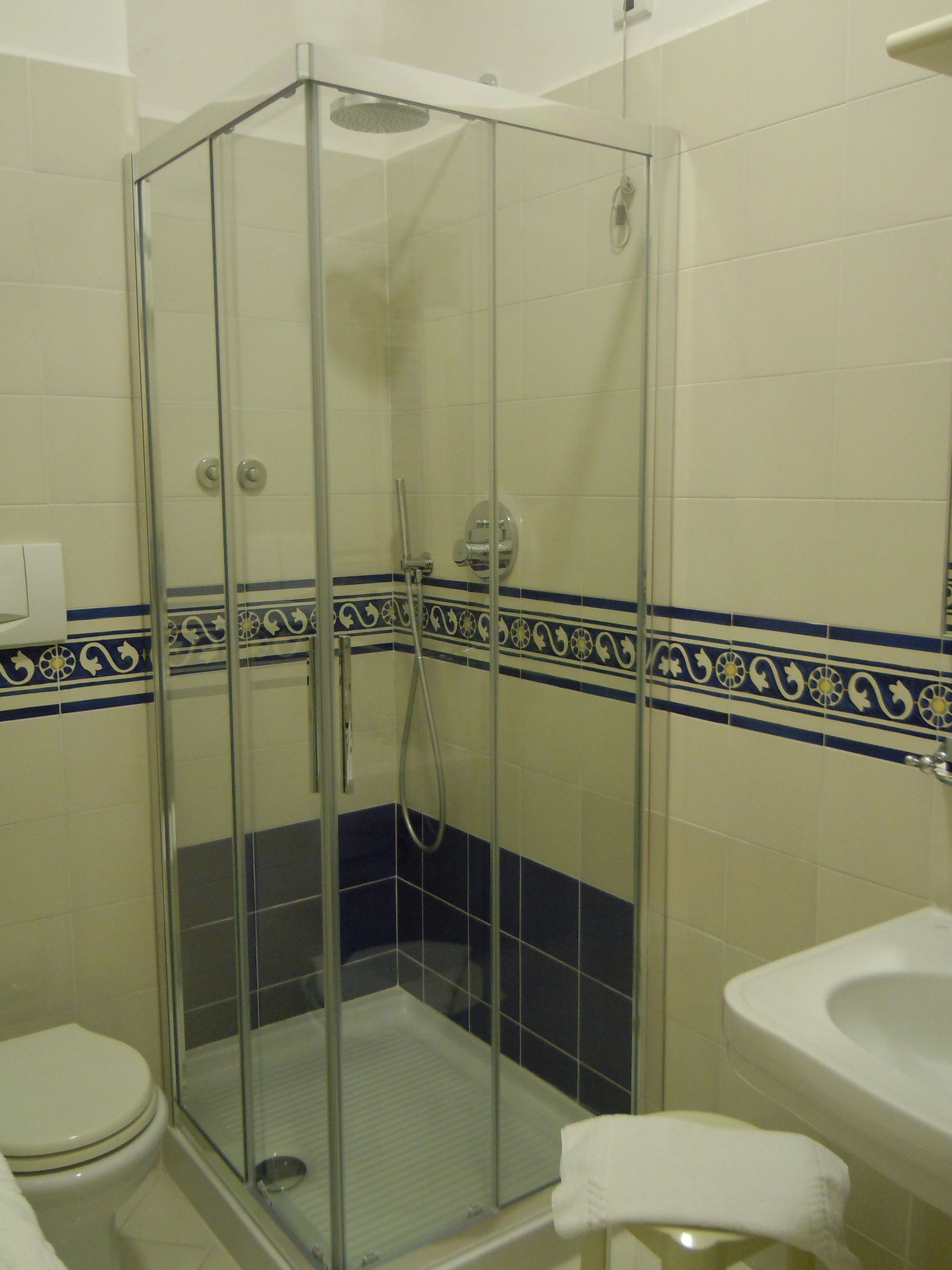 free toiletries, hair dryer, bidet, towels