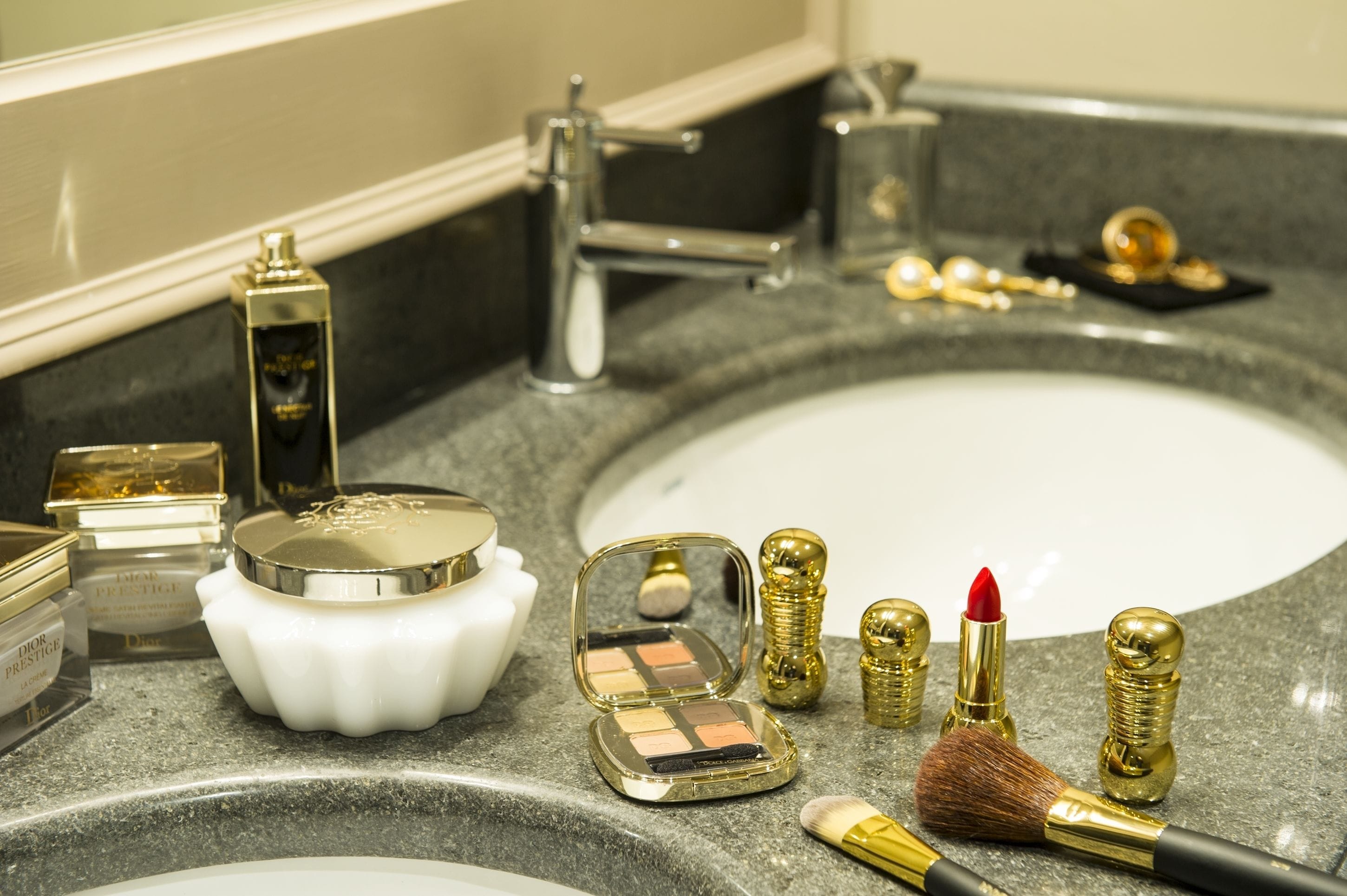 shower, rainfall showerhead, designer toiletries, hair dryer