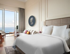 Junior Suite, Non Smoking, View (with Plunge Pool) | Premium bedding, down duvets, pillow-top beds, minibar