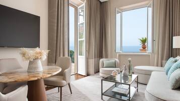 Suite, non fumatori (Teatro) | Biancheria da letto di alta qualità, copriletto in piuma