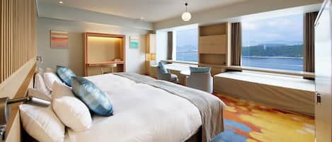 Zweibettzimmer, Nichtraucher (Premiun Deluxe, Club Floor, 18~19F) | Zimmersafe, Schreibtisch, Bügeleisen/Bügelbrett, kostenloses WLAN