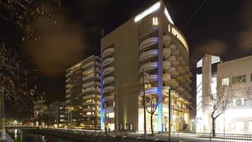 Front of property – evening/night