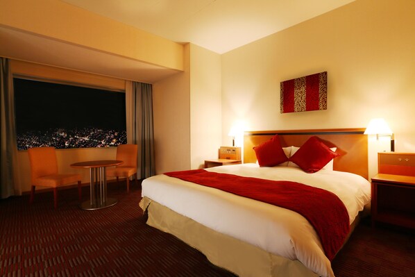 Down duvets, in-room safe, blackout curtains, iron/ironing board