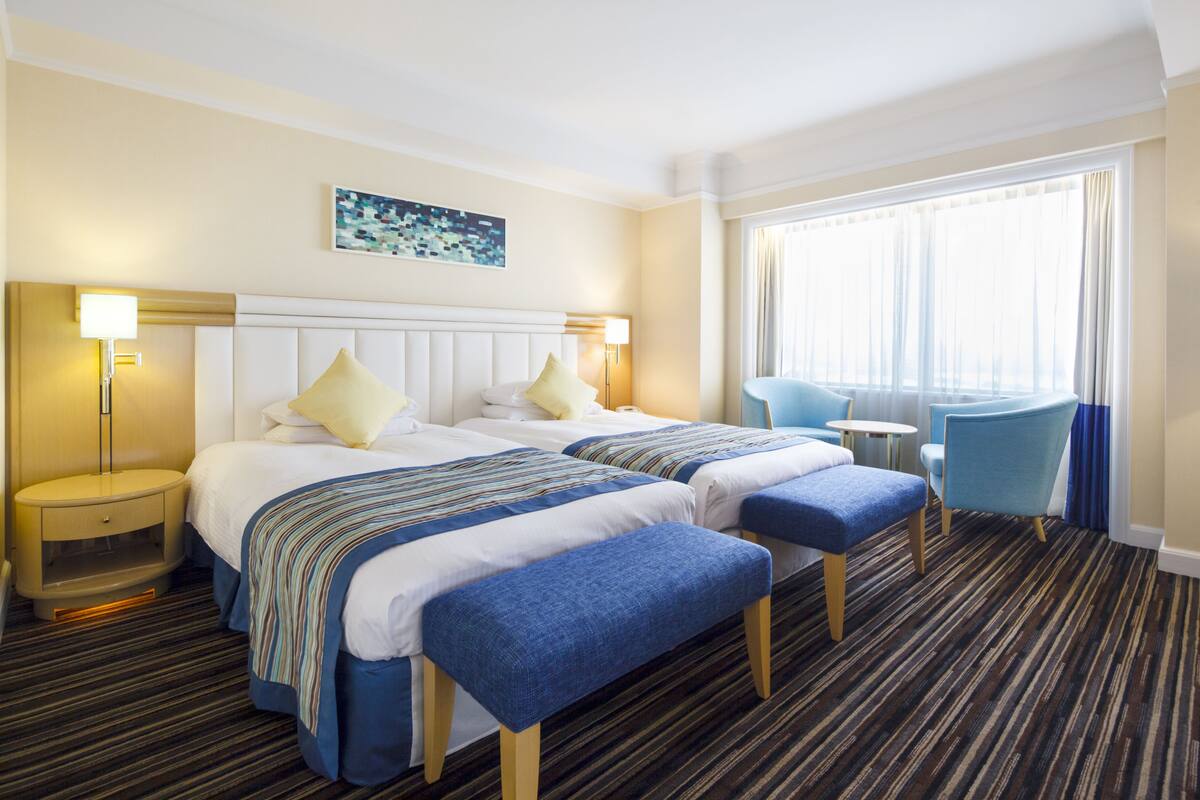 In-room safe, blackout drapes, iron/ironing board (on request)