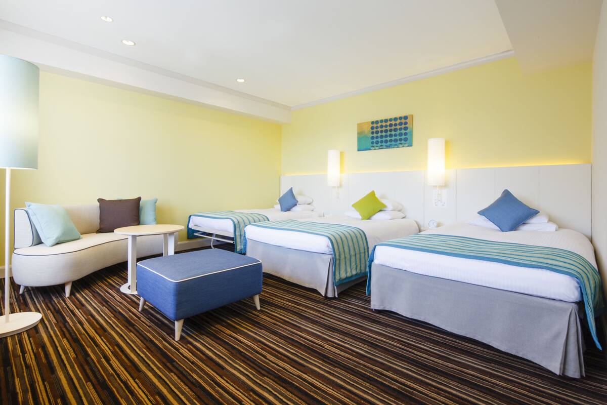 In-room safe, blackout drapes, iron/ironing board (on request)
