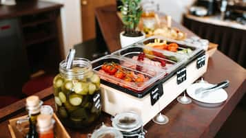 Daily buffet breakfast (EUR 10 per person)