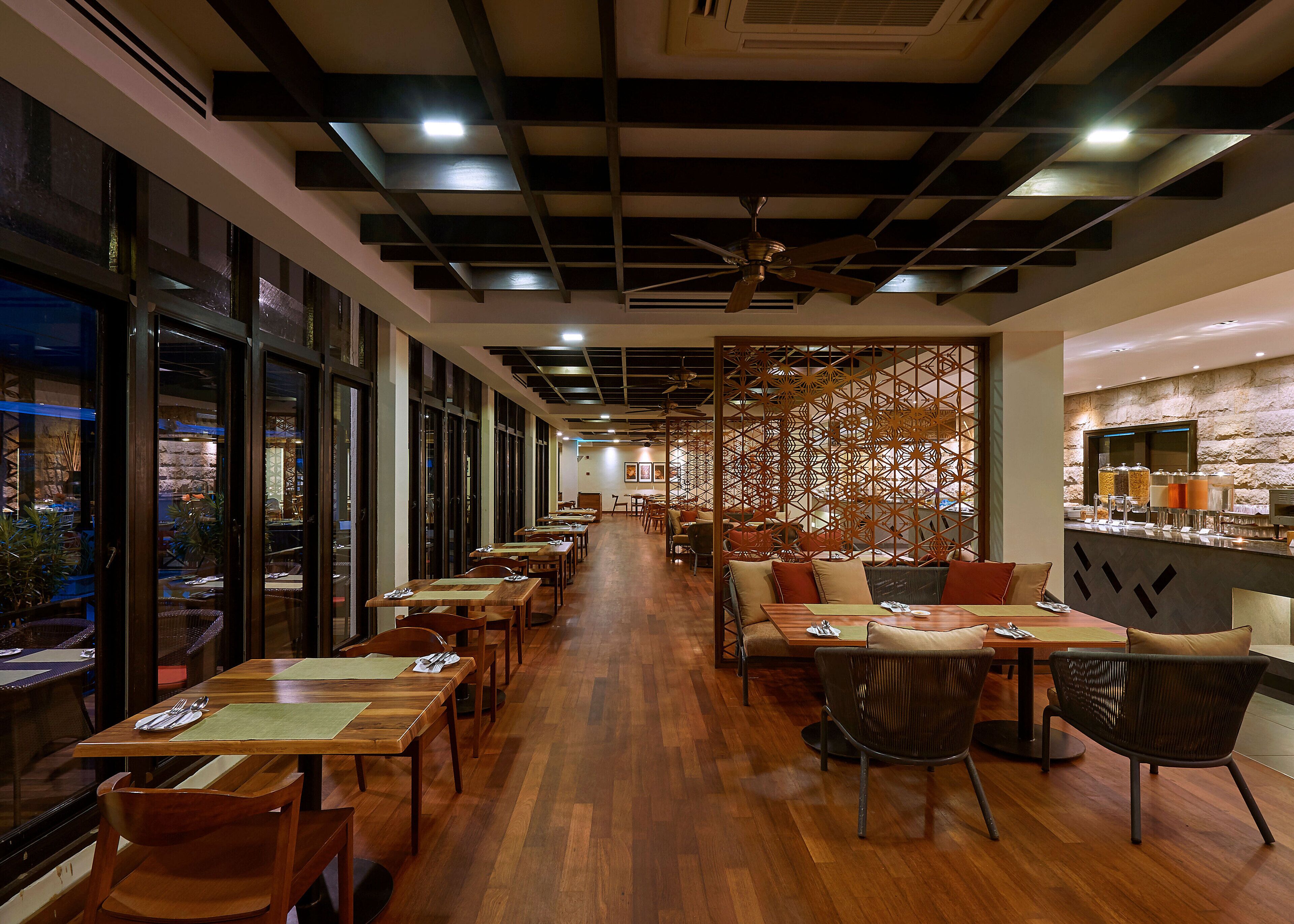 breakfast, lunch, dinner served; malaysian cuisine, beach views