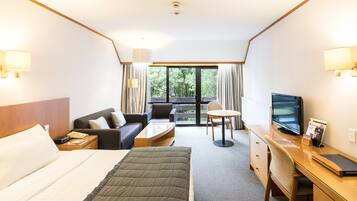 Premium-Suite, 1 King-Bett, Gartenblick
