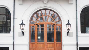 Entrée de l’hébergement