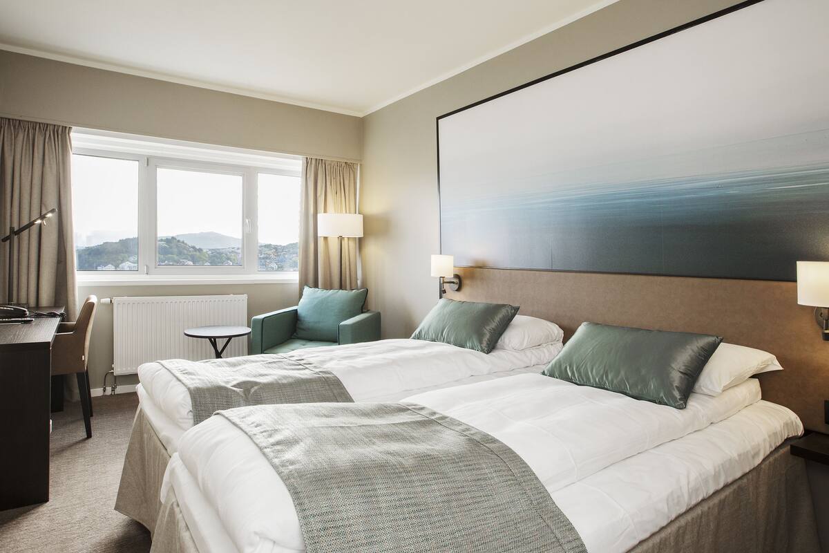 standard room, 2 single beds, non smoking | 1 bedroom, desk, cots/infant beds, rollaway beds