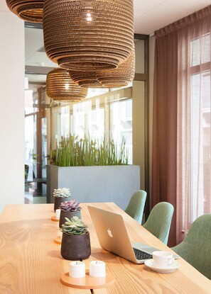 Sitteområde i lobbyen