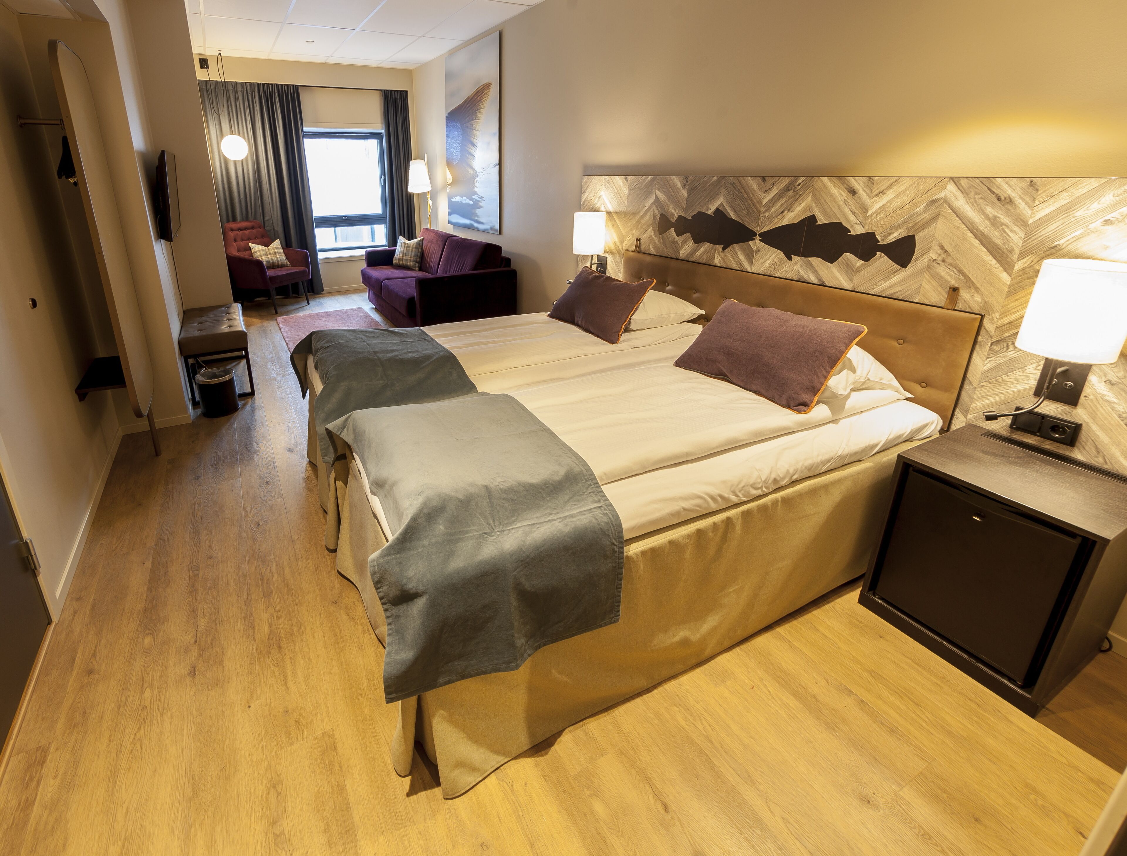 family room (standard) | laptop workspace, blackout curtains, free wifi, bed sheets