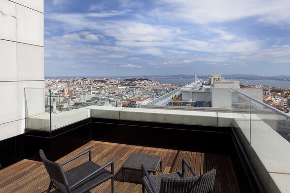 Suite, 1 llit de matrimoni, terrassa (Two Storey) | Vista des de l'habitació
